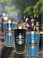 Copo térmico inox OFICIAL (KIT 3 GRÊMIO)