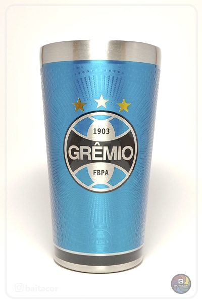 Copo térmico inox OFICIAL GRÊMIO CELESTE