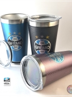 Copo térmico inox OFICIAL GRÊMIO BLACK