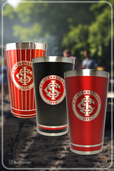 Copo térmico inox OFICIAL ( KIT 3 INTERNACIONAL )