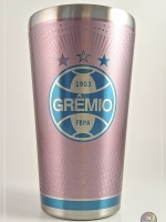 Copo térmico inox OFICIAL GRÊMIO ROSA